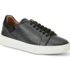 Fashion Bruno Magli Salvatore Lace-To-Toe Leather Sneaker Black