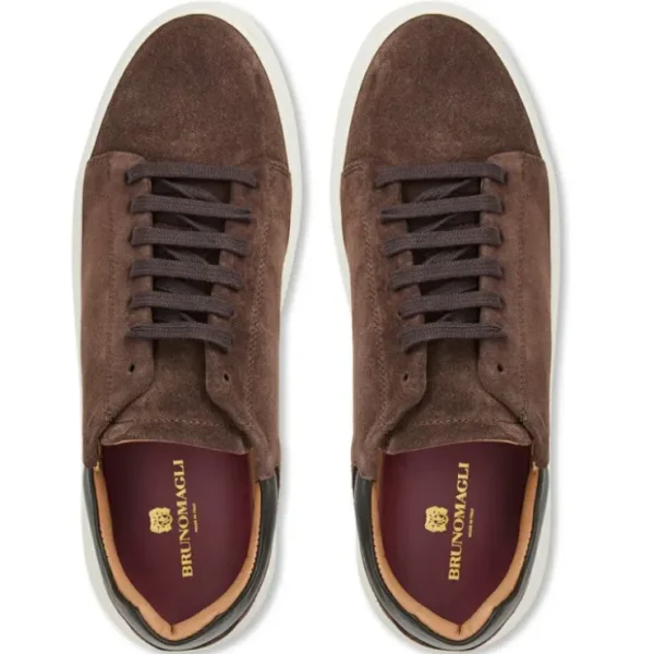 bruno_magli_salvatore_lac_4-3.webp Sale Bruno Magli Salvatore Lace-To-Toe Suede Sneaker Brown
