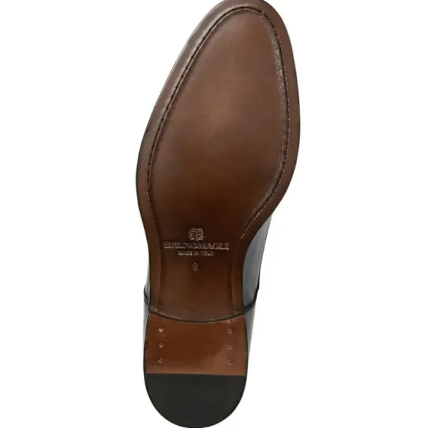 Online Bruno Magli Sante Double Gore Classic Suede Bit Loafer Brown