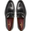 Flash Sale Bruno Magli Sante Double Gore Leather Bit Loafers Black