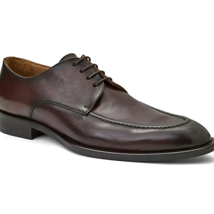 Online Bruno Magli Santino Classic Leather Oxford Rust