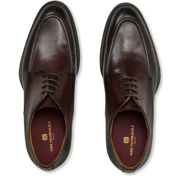 Online Bruno Magli Santino Classic Leather Oxford Rust