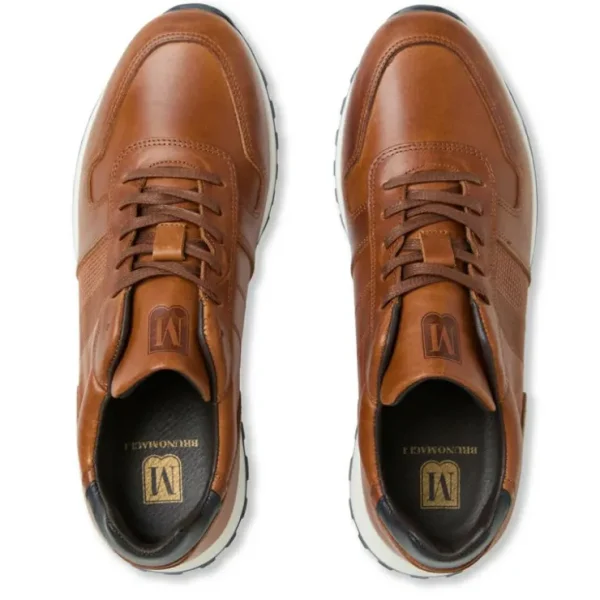 Clearance Bruno Magli Sesto Casual Sneaker Cognac