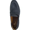 Cheap Bruno Magli Silas Suede Loafers Navy