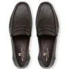 Store Bruno Magli Toni Cervo Leather Slip On Loafer Brown