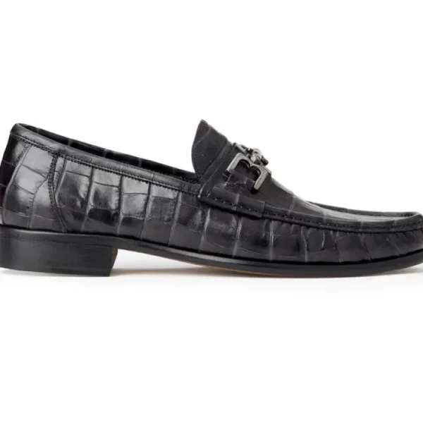 Store Bruno Magli Trieste Crocodile Moccasin Black