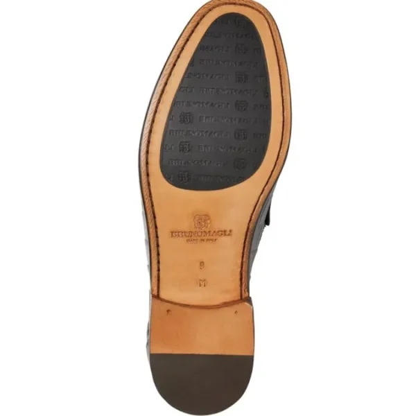 Store Bruno Magli Trieste Crocodile Moccasin Black