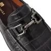 Store Bruno Magli Trieste Crocodile Moccasin Black