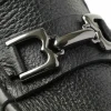 Outlet Bruno Magli Trieste Leather Moccasin Black Cervo BlackCervo