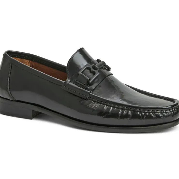 Discount Bruno Magli Trieste Patent Leather Loafer Black