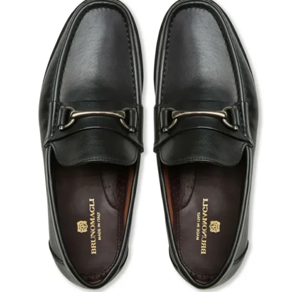 Best Bruno Magli Veneto Leather Bit Loafer Black