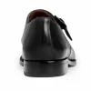 Store Bruno Magli Vilante Leather Single Monkstrap Loafers Black