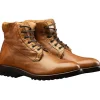 Sale Calzoleria Toscana 3236 Buffalo & Crocodile Shearling Boots Brick