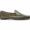 Clearance Calzoleria Toscana 4551 Crocodile Driving Shoes Rope