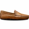 Best Sale Calzoleria Toscana 4551 Crocodile Driving Shoes Cerris