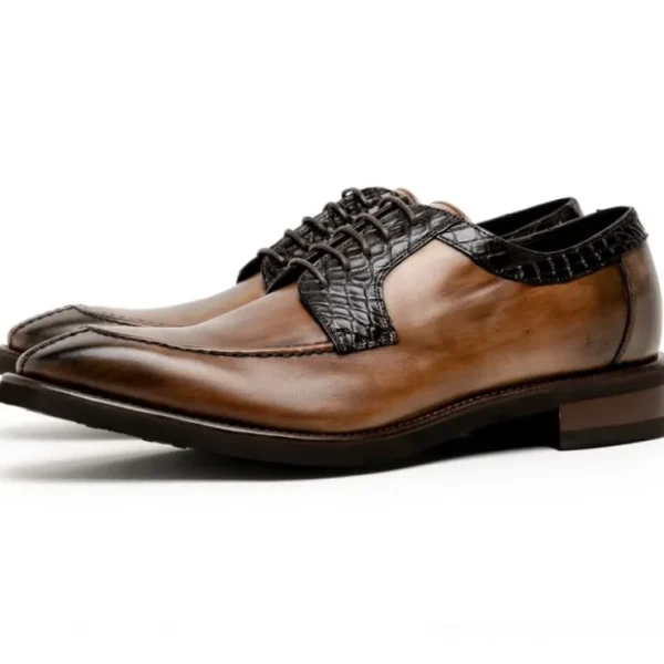 calzoleria_toscana__croco_2-2.webp Cheap Calzoleria Toscana 2720 Crocodile & Calf Shoes Brown