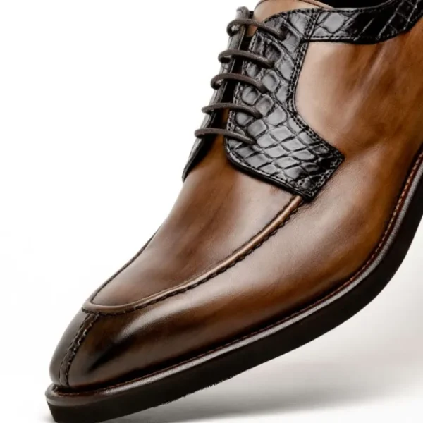 calzoleria_toscana__croco_3-2.webp Cheap Calzoleria Toscana 2720 Crocodile & Calf Shoes Brown