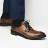 Cheap Calzoleria Toscana 2720 Crocodile & Calf Shoes Brown