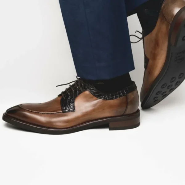 calzoleria_toscana__croco_9-2.webp Cheap Calzoleria Toscana 2720 Crocodile & Calf Shoes Brown