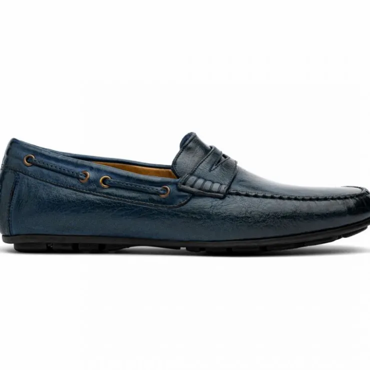 Cheap Calzoleria Toscana 2515 Driving Loafers Navy