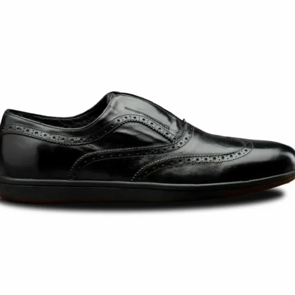 Best Calzoleria Toscana 7839 Elba Wingtip Sneakers Black