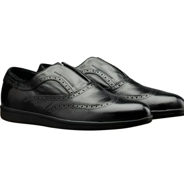 Best Calzoleria Toscana 7839 Elba Wingtip Sneakers Black