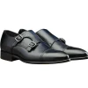 Best Calzoleria Toscana 6582 Monk Strap Shoes Blue