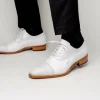 Outlet Calzoleria Toscana 4063 Ostrich Leg & Calf White