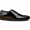 Sale Calzoleria Toscana 4870 Patent Leather Oxfords Dark Blue DarkBlue