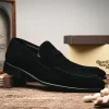 Flash Sale Calzoleria Toscana 7730 Suede Penny Loafers Black