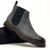 Best Calzoleria Toscana 1969 Velour Wax Suede Ankle Boot Stone