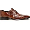 Cheap Calzoleria Toscana David 6153 Nile Crocodile Shoes Cognac