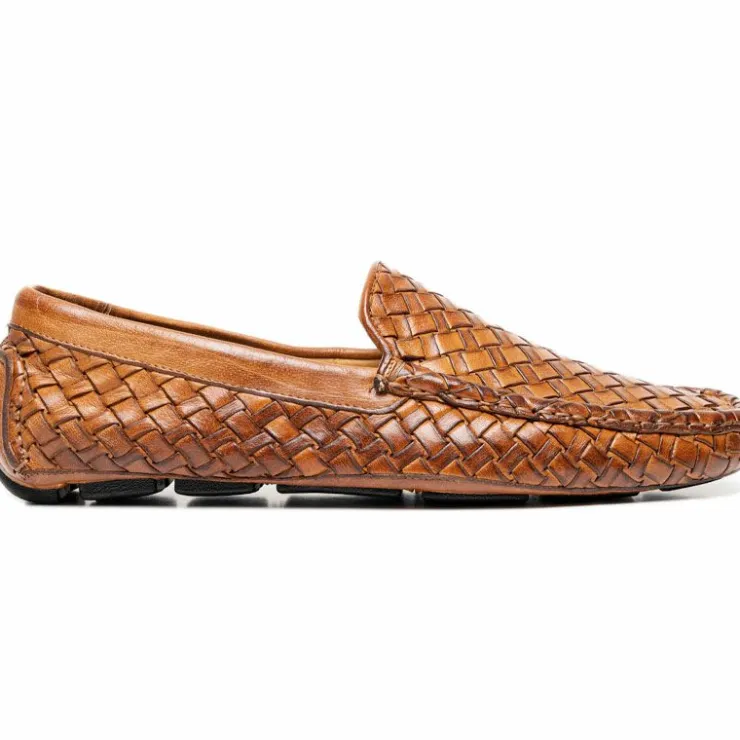 Hot Calzoleria Toscana E945 Rendo Woven Drivers Brick