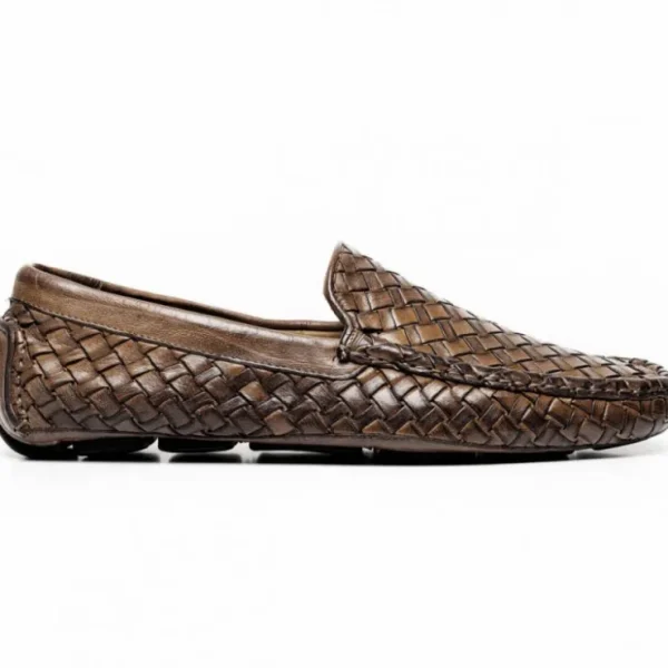 Best Sale Calzoleria Toscana E945 Rendo Woven Drivers Moor