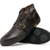 Best Sale Calzoleria Toscana H884 Buffalo Double Monk Sneakers Dark Brown DarkBrown