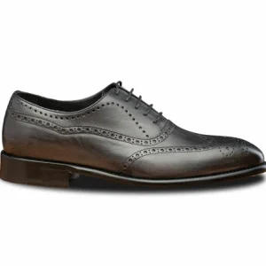 Cheap Calzoleria Toscana H742 Wingtip Oxfords Gray