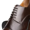 Cheap Calzoleria Toscana Lauro Cordovan & Deerskin Cap Toe Shoes Dark Brown DarkBrown