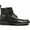 Flash Sale Calzoleria Toscana Q549 Combat Boots Black