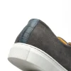 Best Sale Calzoleria Toscana Q421 Crocodile & Suede Sneakers Grey Gray