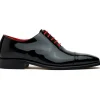 Flash Sale Calzoleria Toscana Q4849 Patent Leather Oxfords Black