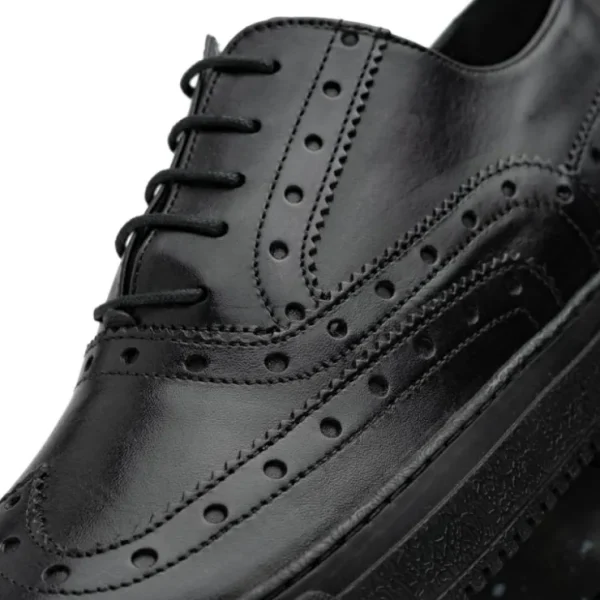 Best Sale Calzoleria Toscana Q406 Wingtip Sneakers Graphite Black