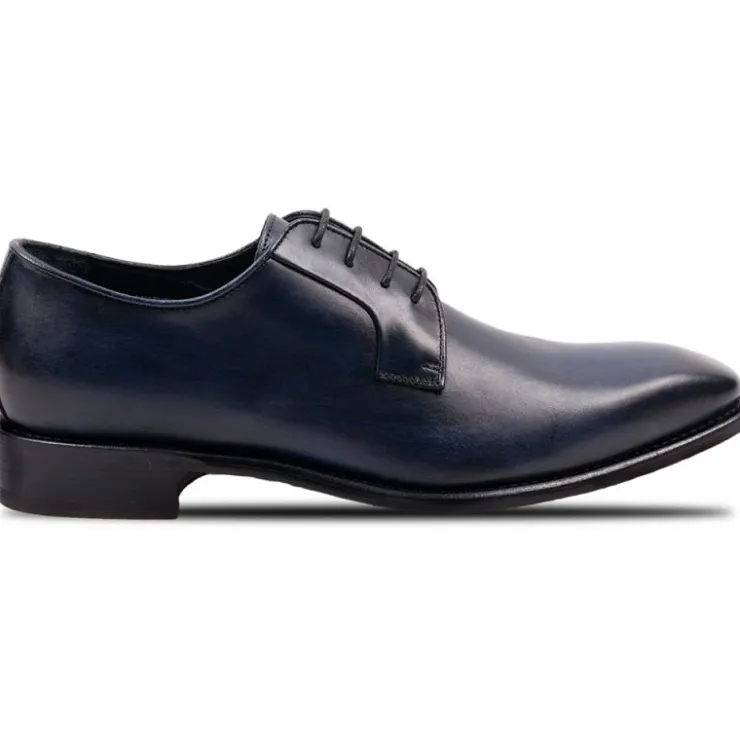 New Calzoleria Toscana Tiglio Wholecut Blucher Blue