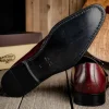 Best Sale Calzoleria Toscana Z315 Parma Calfskin Monkstrap Shoes Burgundy