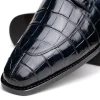 Clearance Calzoleria Toscana Zucco Baby Nile Crocodile Derby Blue