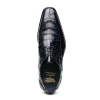 Clearance Calzoleria Toscana Zucco Baby Nile Crocodile Derby Blue