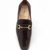 Online Caporicci 9872 Alligator Bit Loafers Brown Size 8.5 DarkBrown