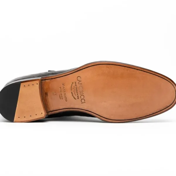 Best Caporicci 5951 Alligator Monk Brown Size 9 DarkBrown