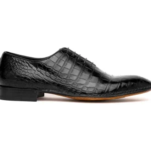 Shop Caporicci 2542 Alligator Oxfords Black