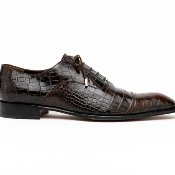 Store Caporicci 1114 Alligator Oxfords TD Moro TDMoro