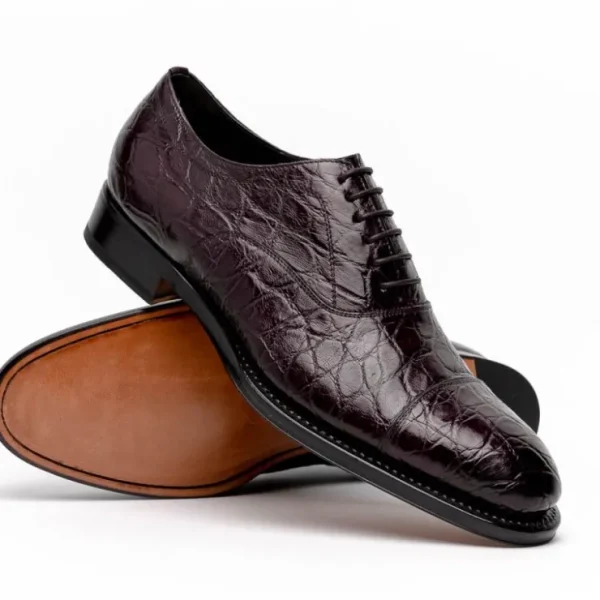 caporicci__alligator_oxfo_1-8.webp Outlet Caporicci 5950 Alligator Oxfords Burgundy
